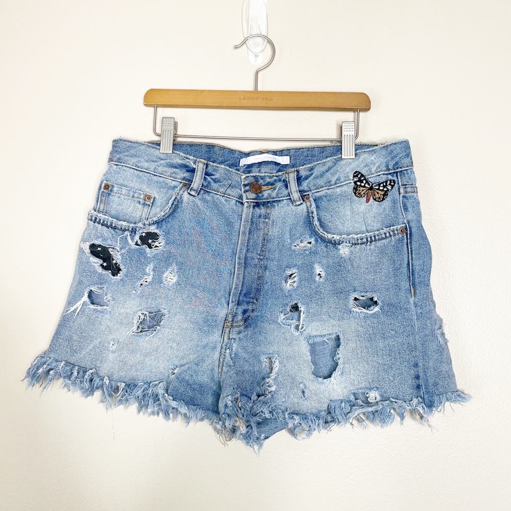 Zara butterfly shorts